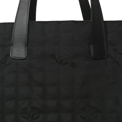 Chanel Nylon Medium Travel Tote Black 7 of 12
