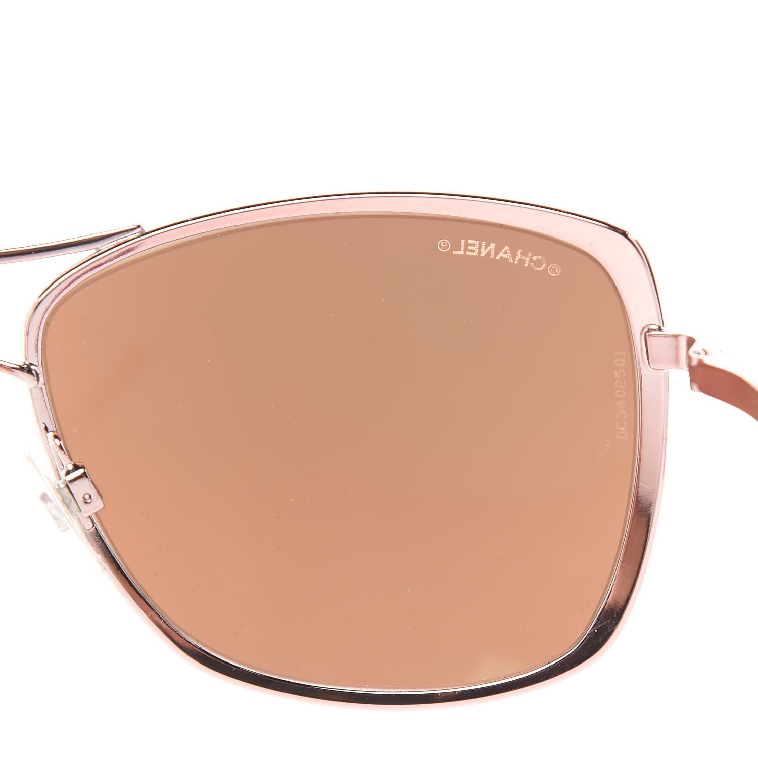 Chanel Metal Pilot Summer Sunglasses 4224 Rose Gold 6 of 7