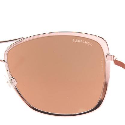 Chanel Metal Pilot Summer Sunglasses 4224 Rose Gold 6 of 7