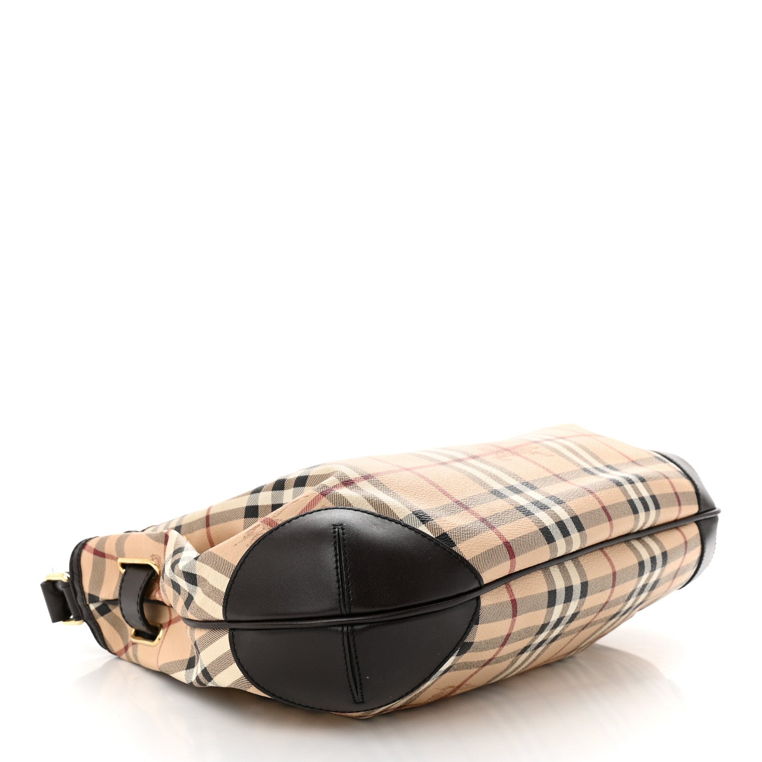 Burberry Haymarket Check Medium Willenmore Hobo Chocolate 4 of 14