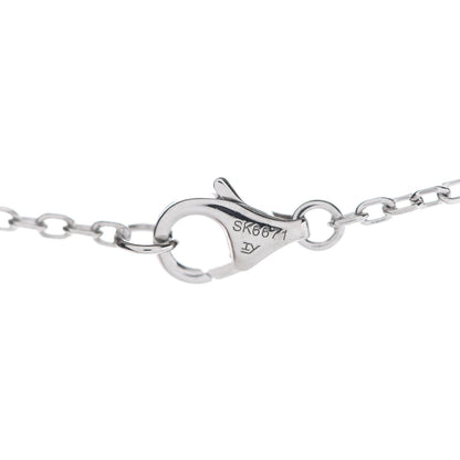 Cartier 18K White Gold Diamond Extra Small C Hearts And Symbols Necklace 5 of 6