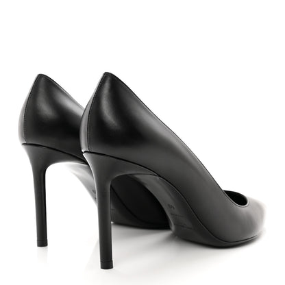 Saint Laurent Calfskin Anja 85 Pumps 40 Black 4 of 9