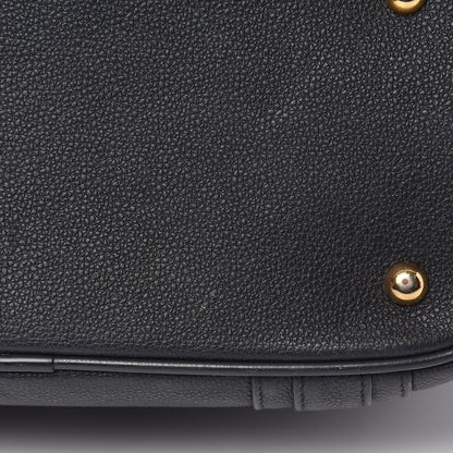 MCM Grained Calfskin Mini Tote Black 12 of 15