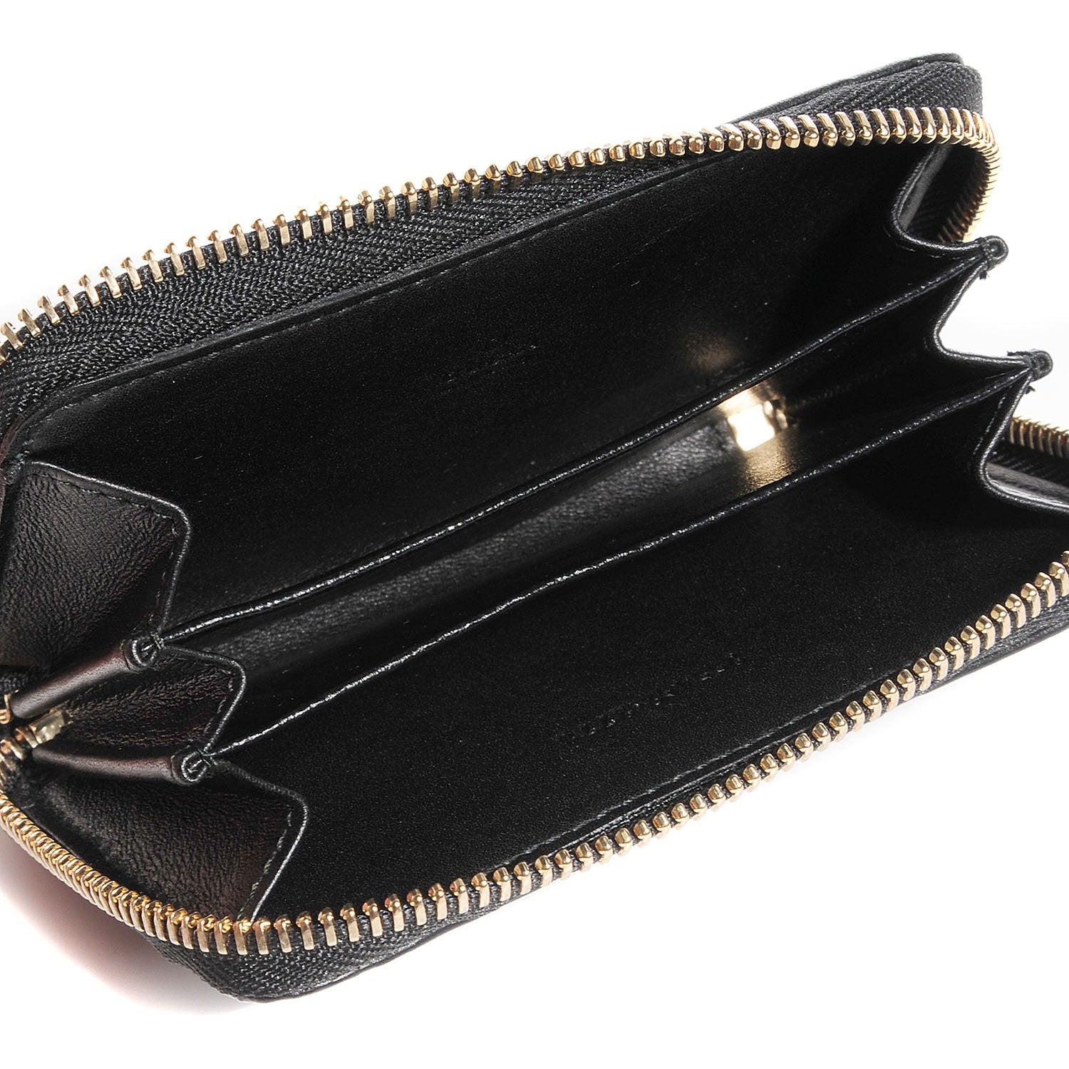 Gucci Guccissima Zip Around Card Case Black 5 of 7