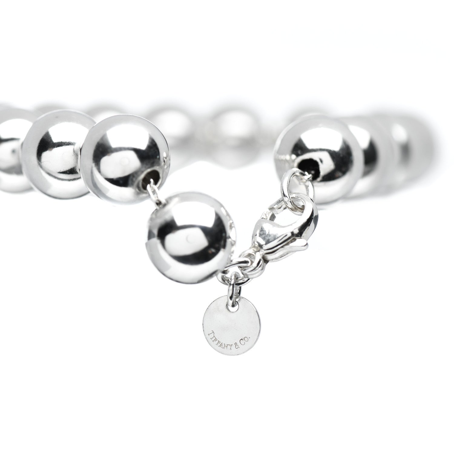 Tiffany Sterling Silver 10mm HardWear Ball Bracelet 4 of 4