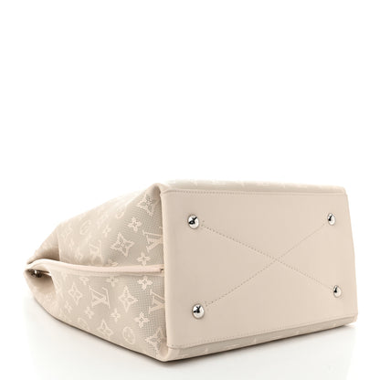 Louis Vuitton Reverse Mahina Carmel Hobo Quartz White 4 of 10