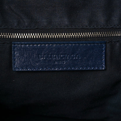 Balenciaga Agneau Classic Hardware S Traveler Backpack Blue Obscur 6 of 12
