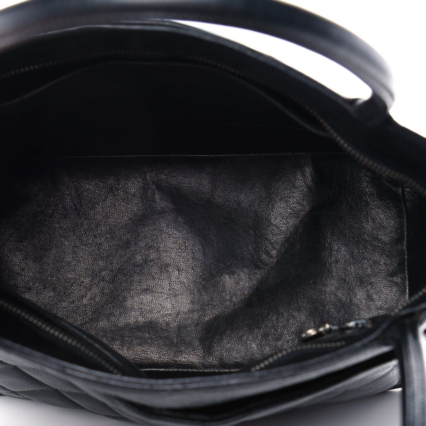 Caviar Quilted Medallion Tote Black