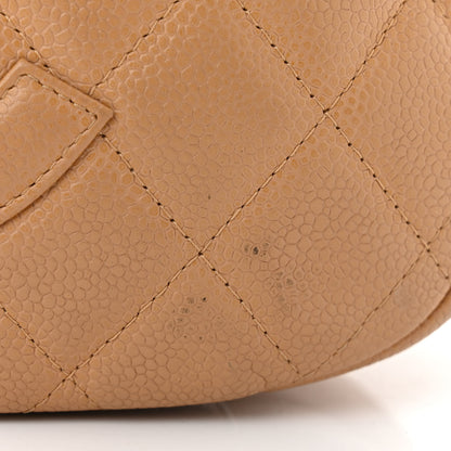 Chanel Caviar Quilted Timeless CC Shoulder Bag Beige 11 of 13