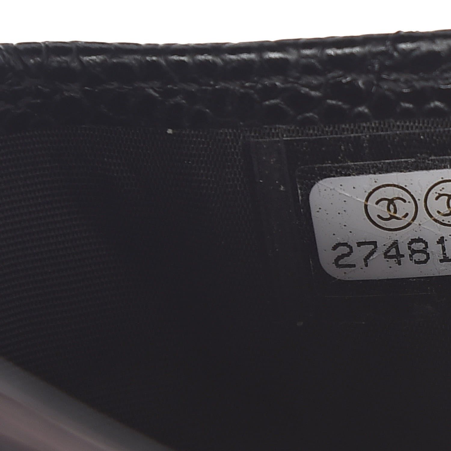 Chanel Caviar Quilted Card Holder Black 8 of 8