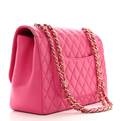 Chanel Lambskin Quilted Medium Mademoiselle Chic Flap Fuchsia 3 of 10