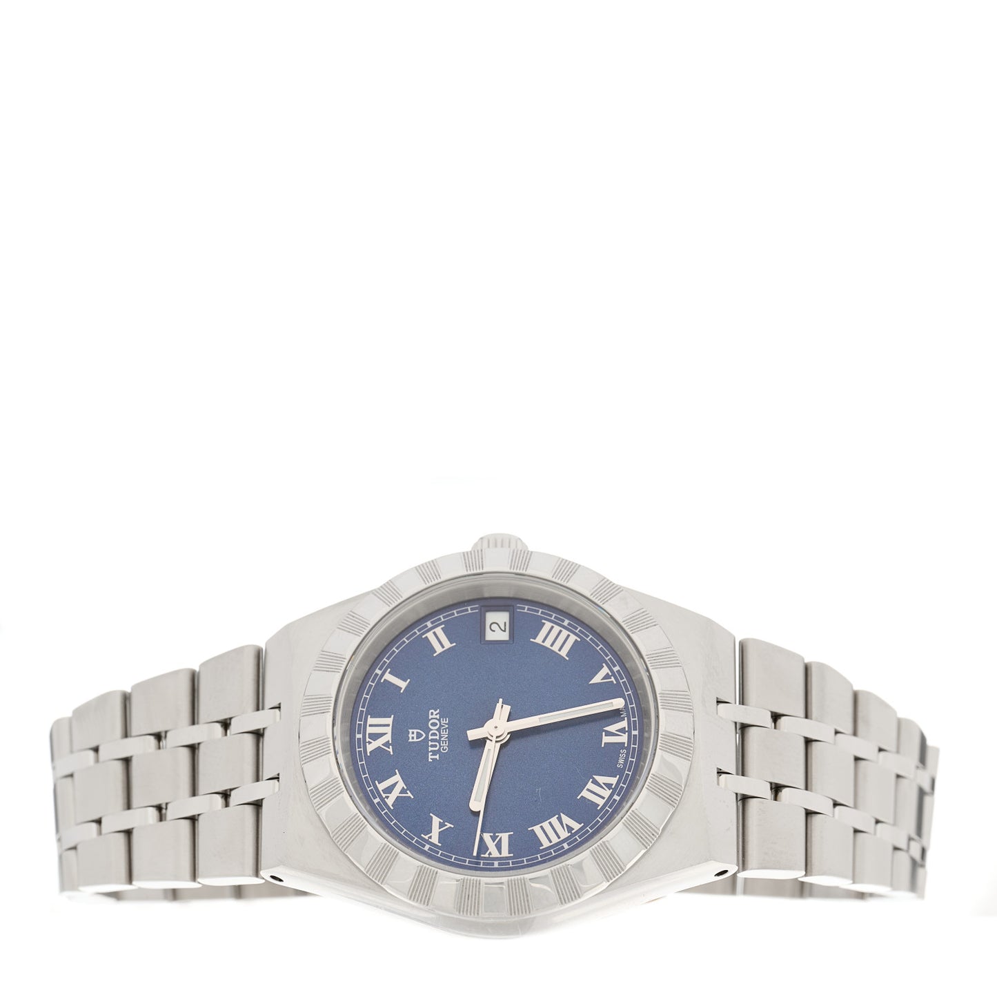 Stainless Steel 34mm Royal Automatic Watch Blue 28400