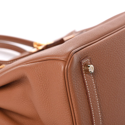 Hermes Togo Birkin 30 Gold 7 of 32