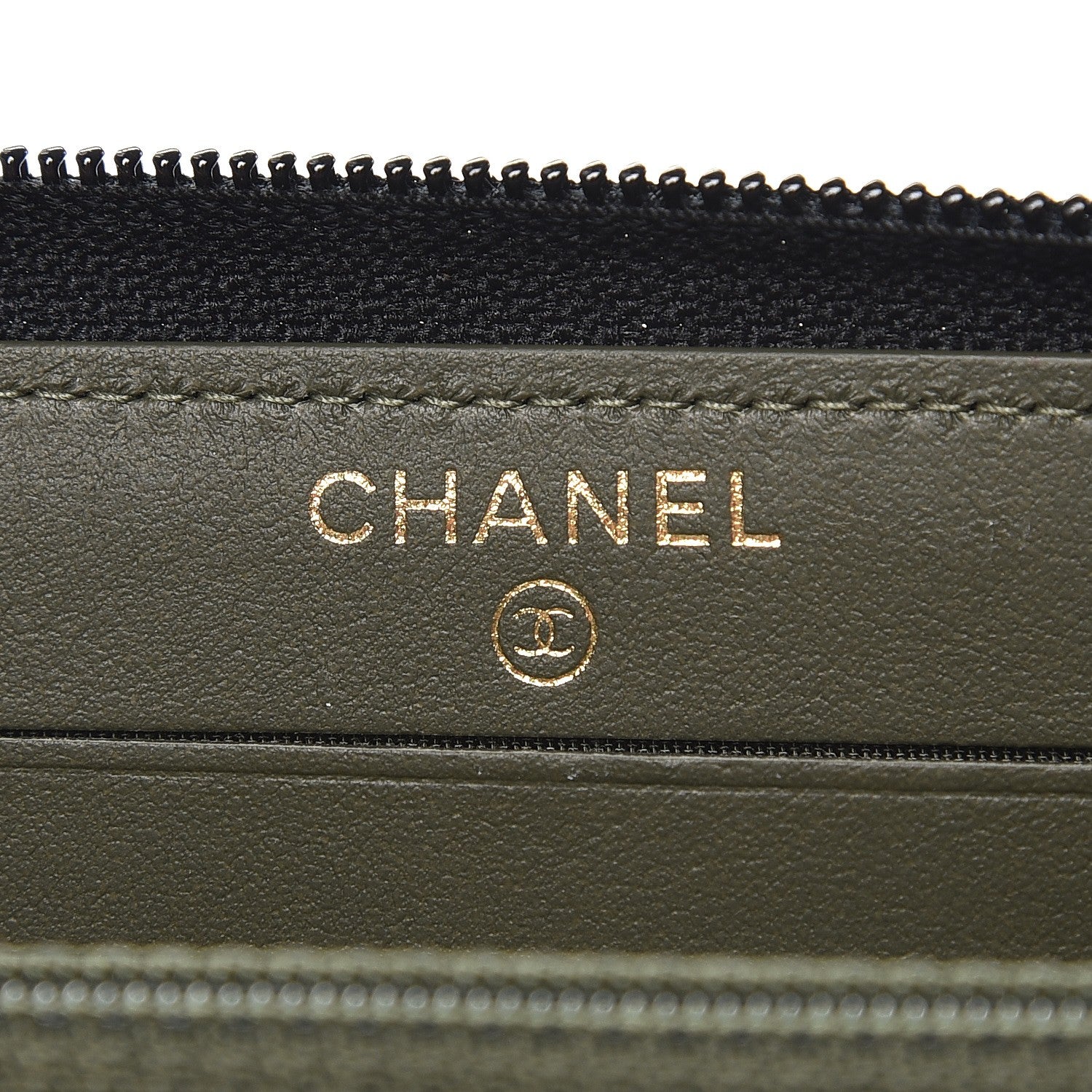 Chanel Caviar Quilted Boy Small Zip Around Wallet Black 6 of 9