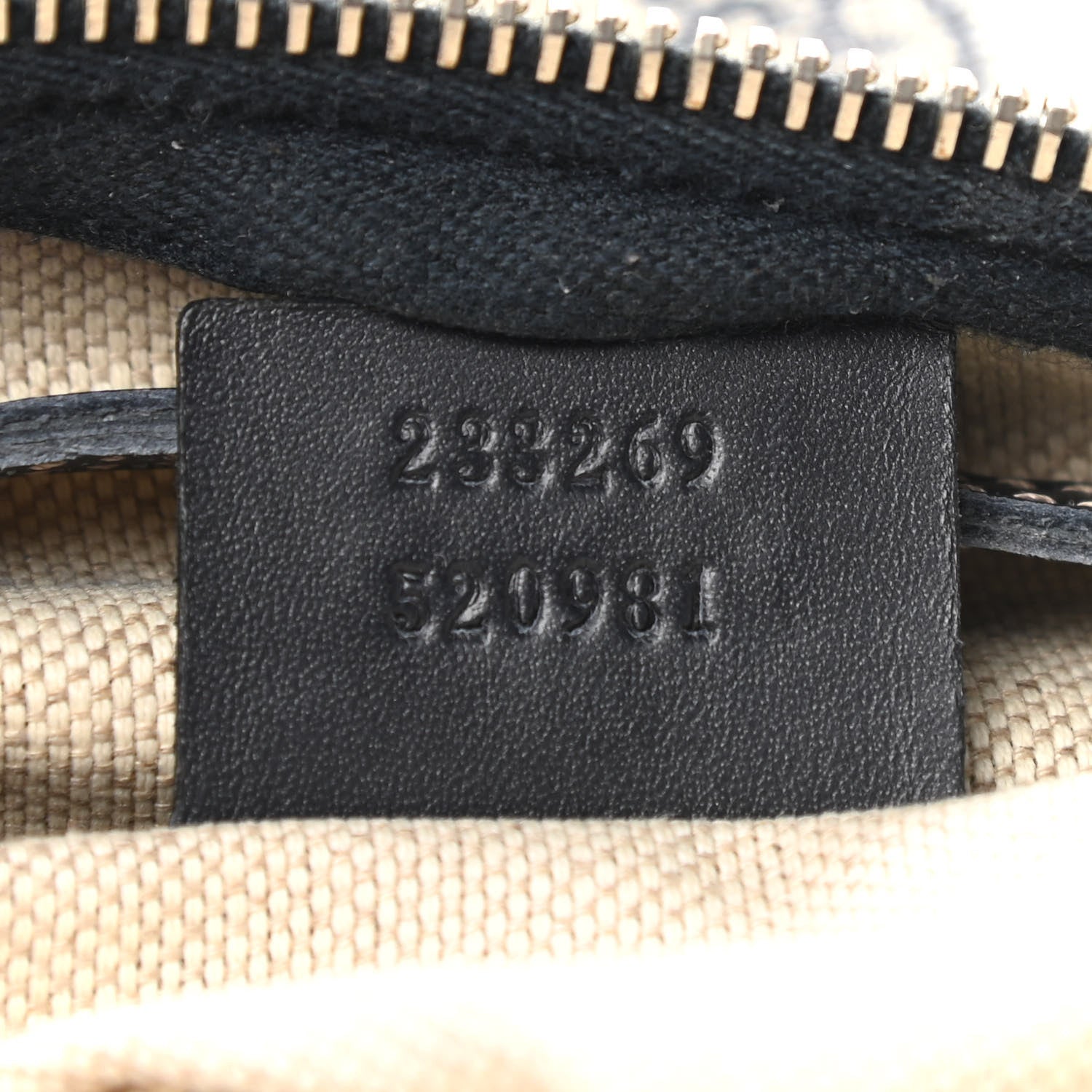 Gucci GG Supreme Monogram Belt Bag Navy 8 of 11