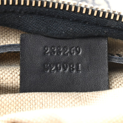 Gucci GG Supreme Monogram Belt Bag Navy 8 of 11