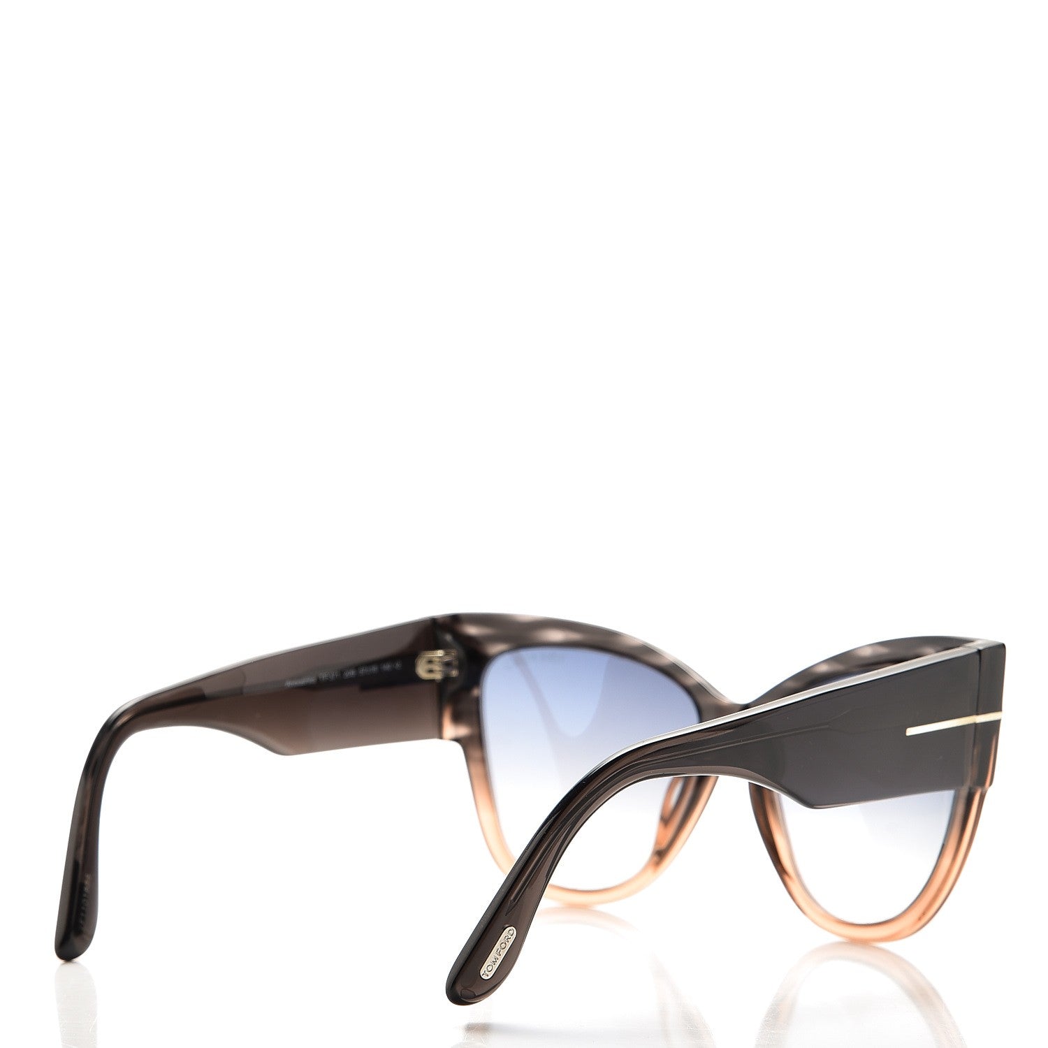 Tom Ford Anoushka Sunglasses TF371 Melange Grey Peach 4 of 8