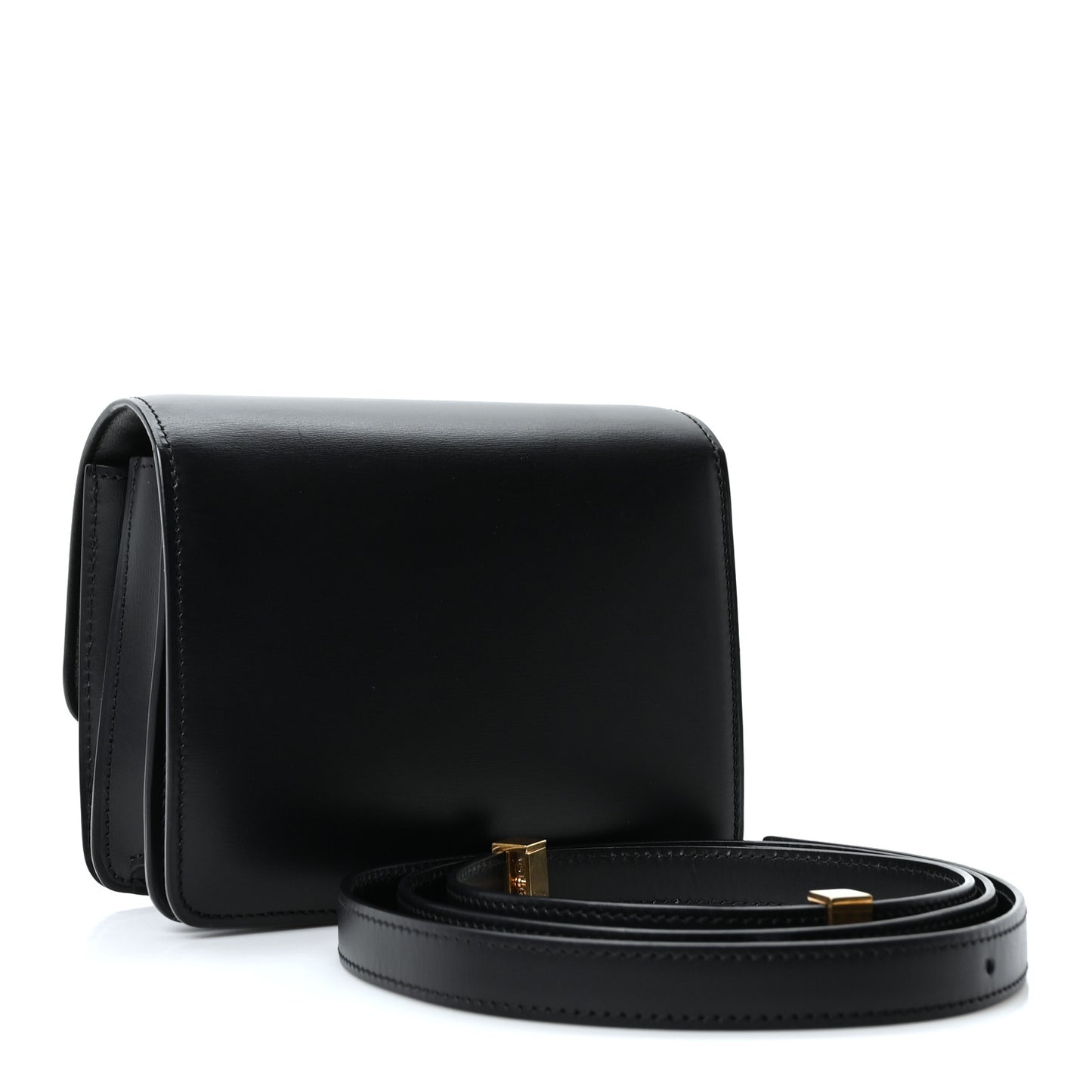 Box Calfskin Small Classic Box Flap Bag Black