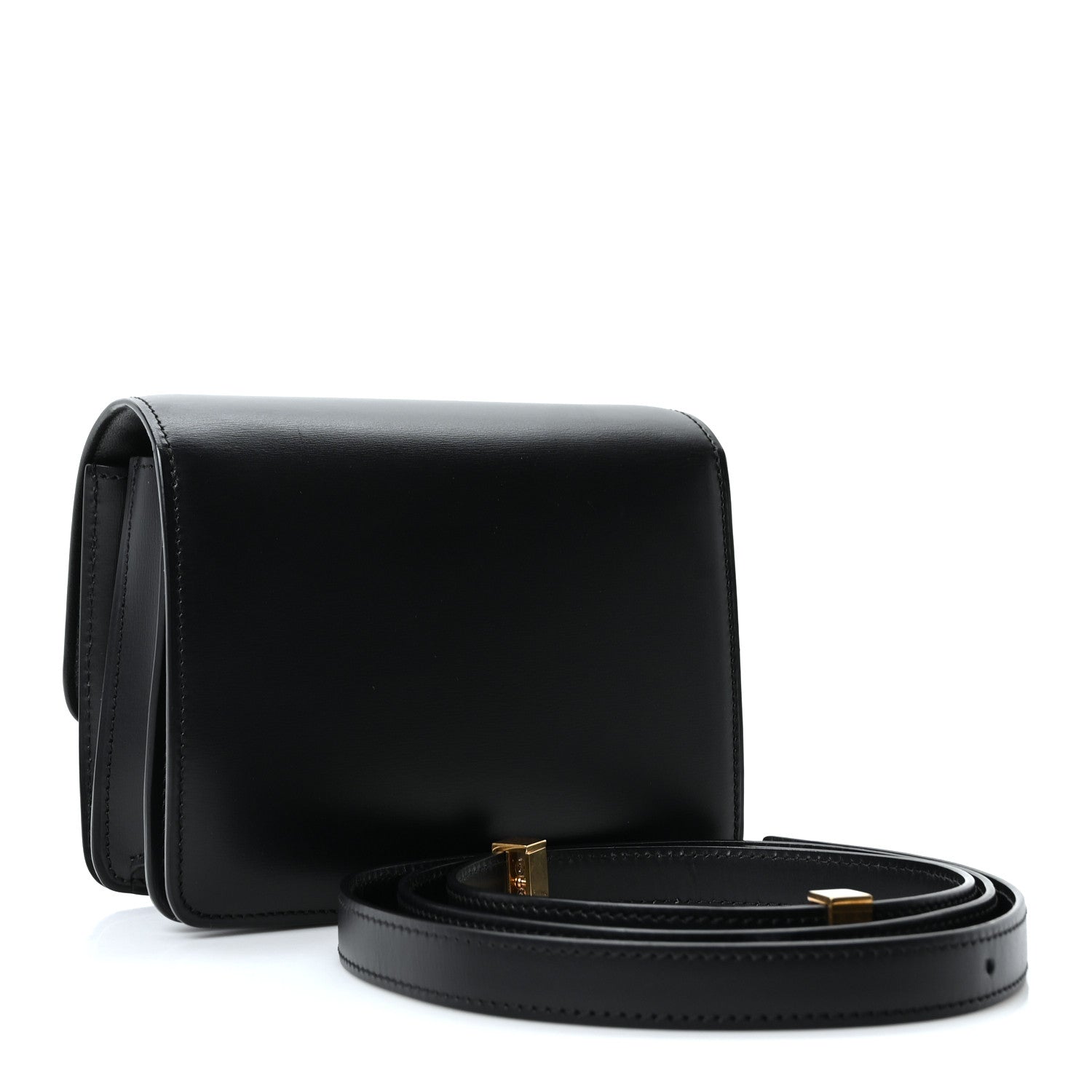 Celine Box Calfskin Small Classic Box Flap Bag Black 3 of 10