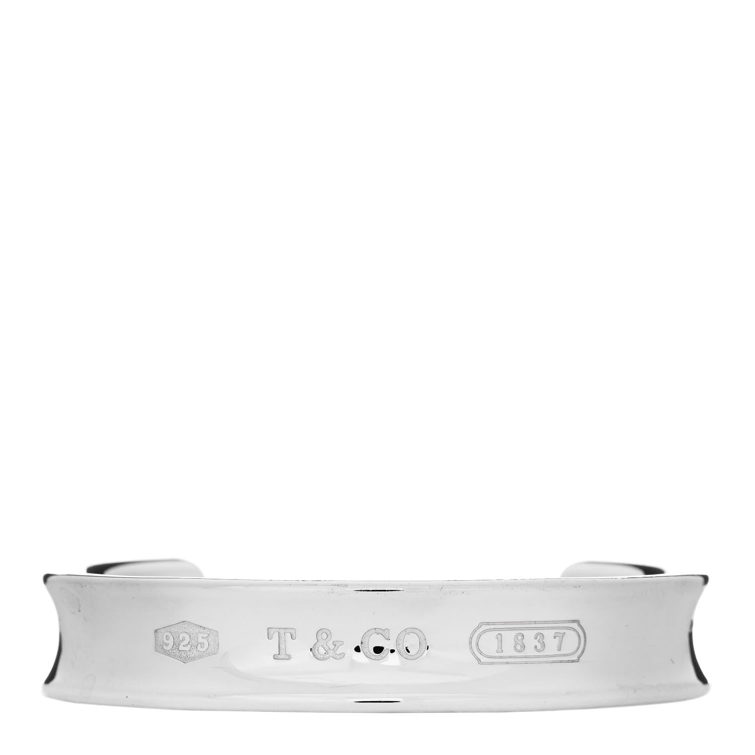 Tiffany Sterling Silver 1837 Cuff Bracelet 1 of 3