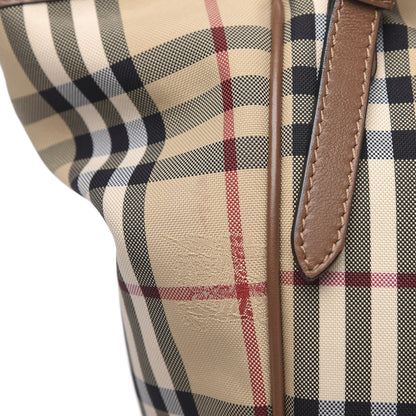 Burberry Horseferry Check Diaper Bag Tote Tan 11 of 12