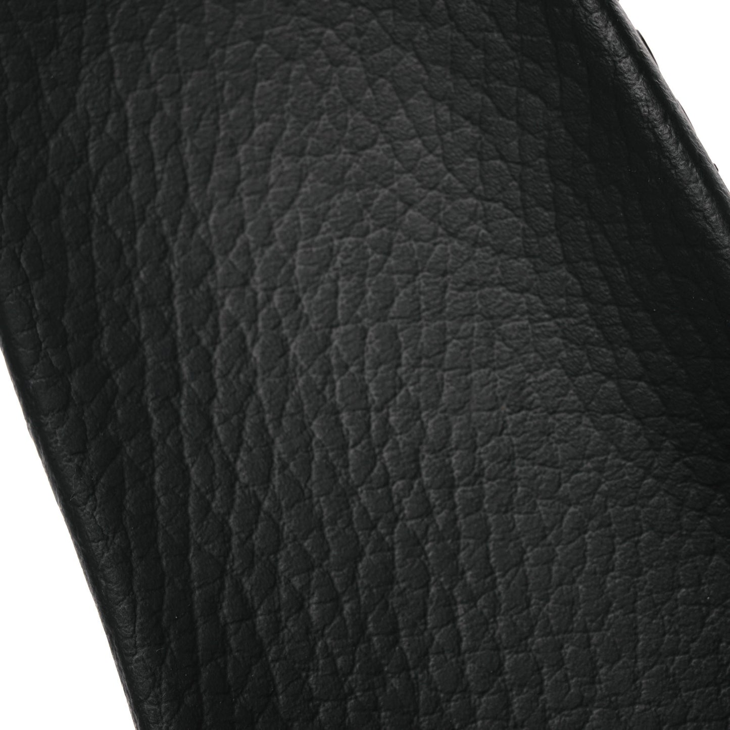 Rubber GG Monogram Perforated Womens Slide Sandals 39 Black
