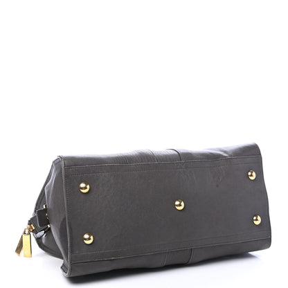 Saint Laurent Sheepskin Small Cabas ChYc Grey 3 of 10