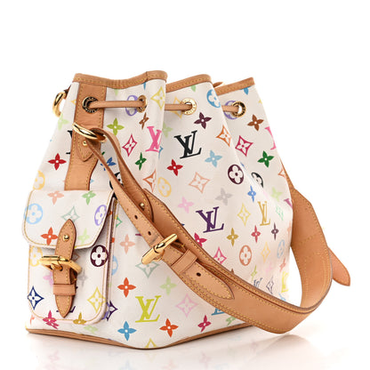 Louis Vuitton Monogram Multicolor Petit Noe White 3 of 18