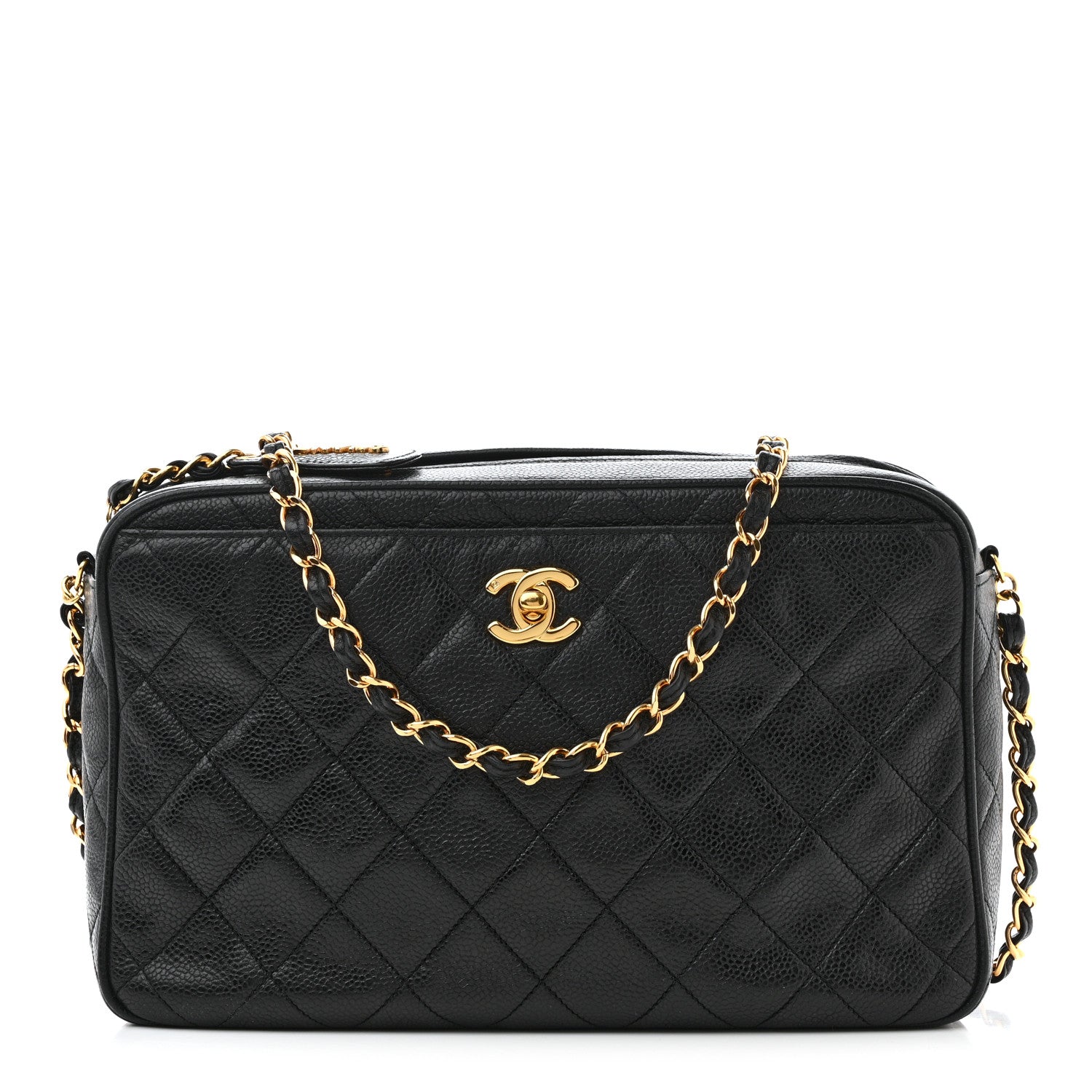 Chanel Caviar Quilted Camera Case Black 1 of 11