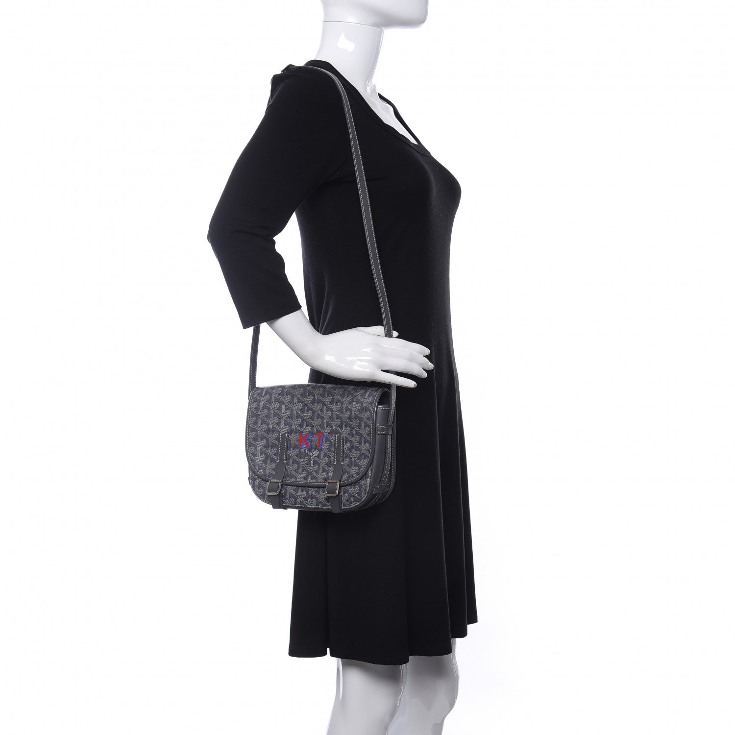 Goyard Goyardine Belvedere PM Messenger Bag Grey 2 of 10