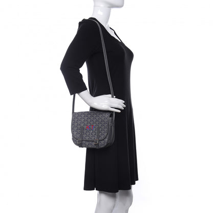 Goyard Goyardine Belvedere PM Messenger Bag Grey 2 of 10