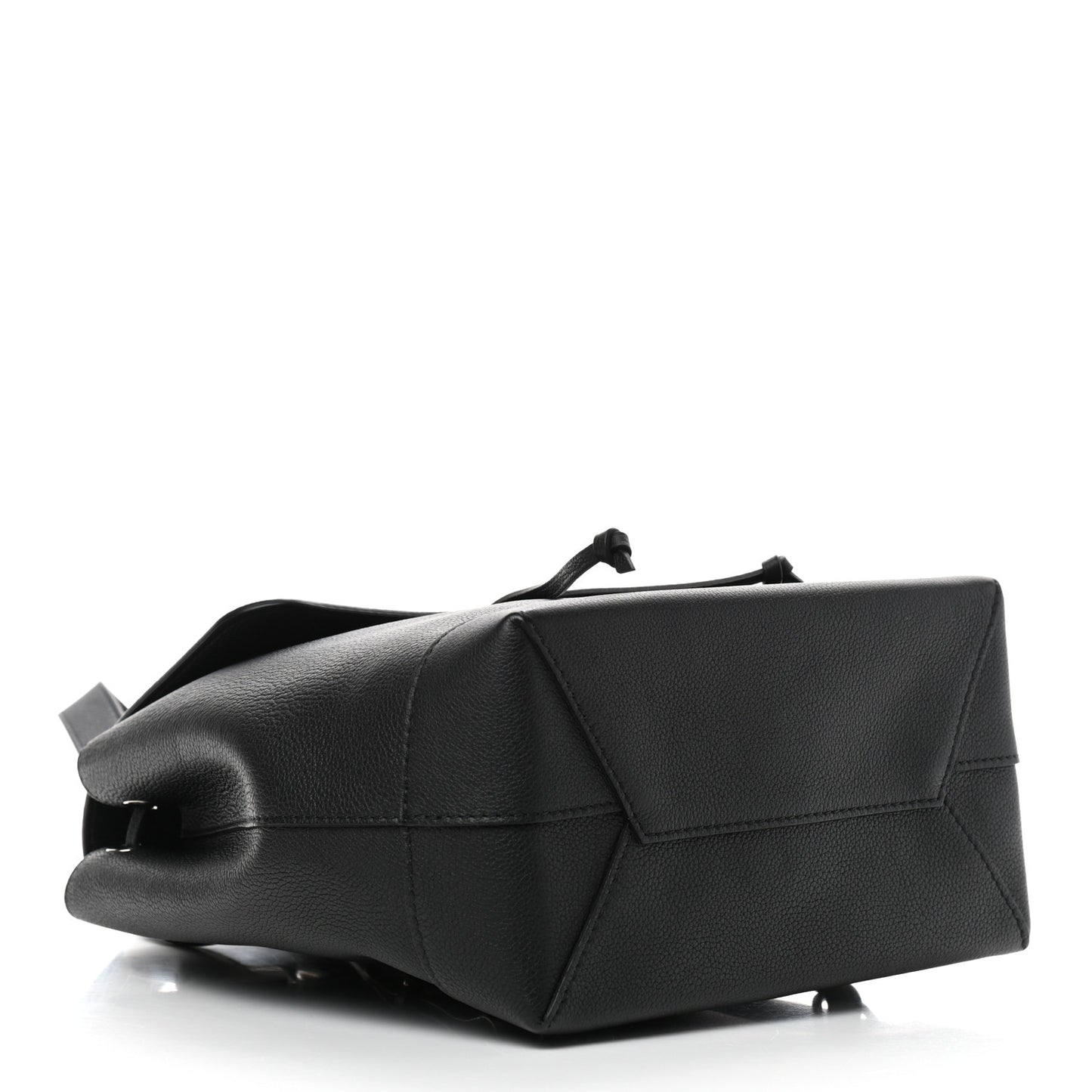 Calfskin Lockme Backpack Black