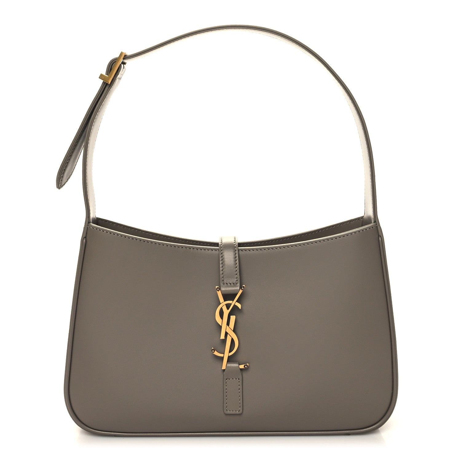 Saint Laurent Smooth Calfskin Le 5 A 7 Hobo Taupe 1 of 10