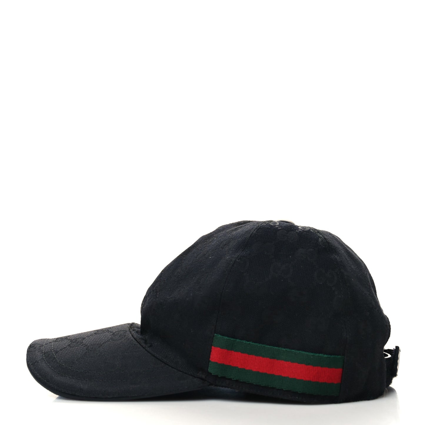Monogram Web Baseball Hat S Black