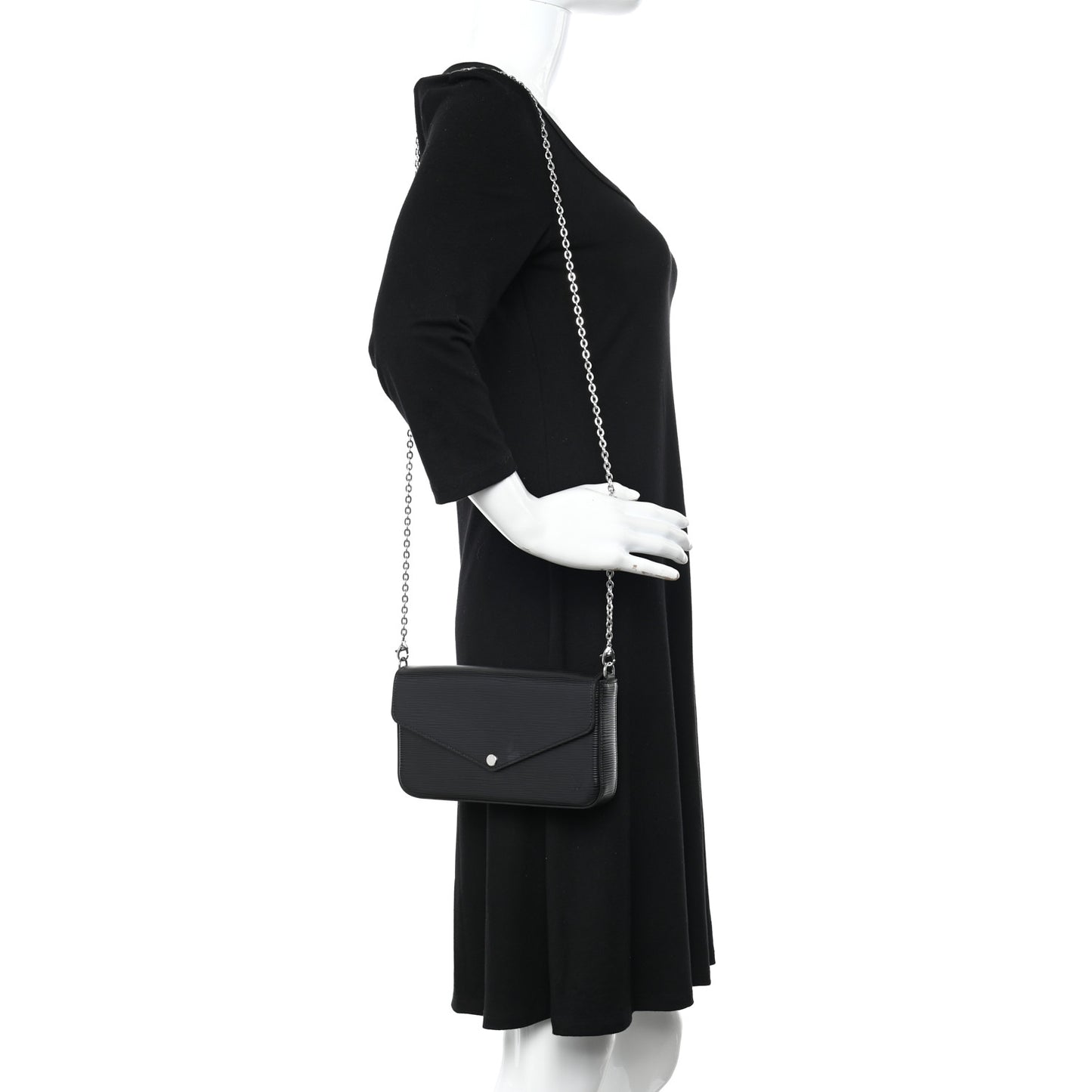 Epi Pochette Felicie Black