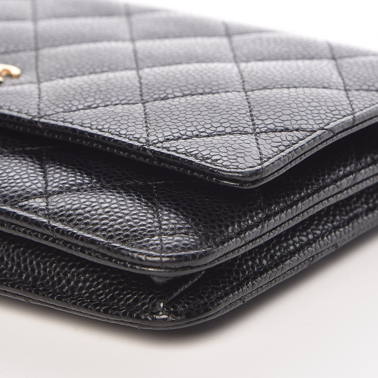 Chanel Caviar Quilted Wallet On Chain WOC Black 6 of 15
