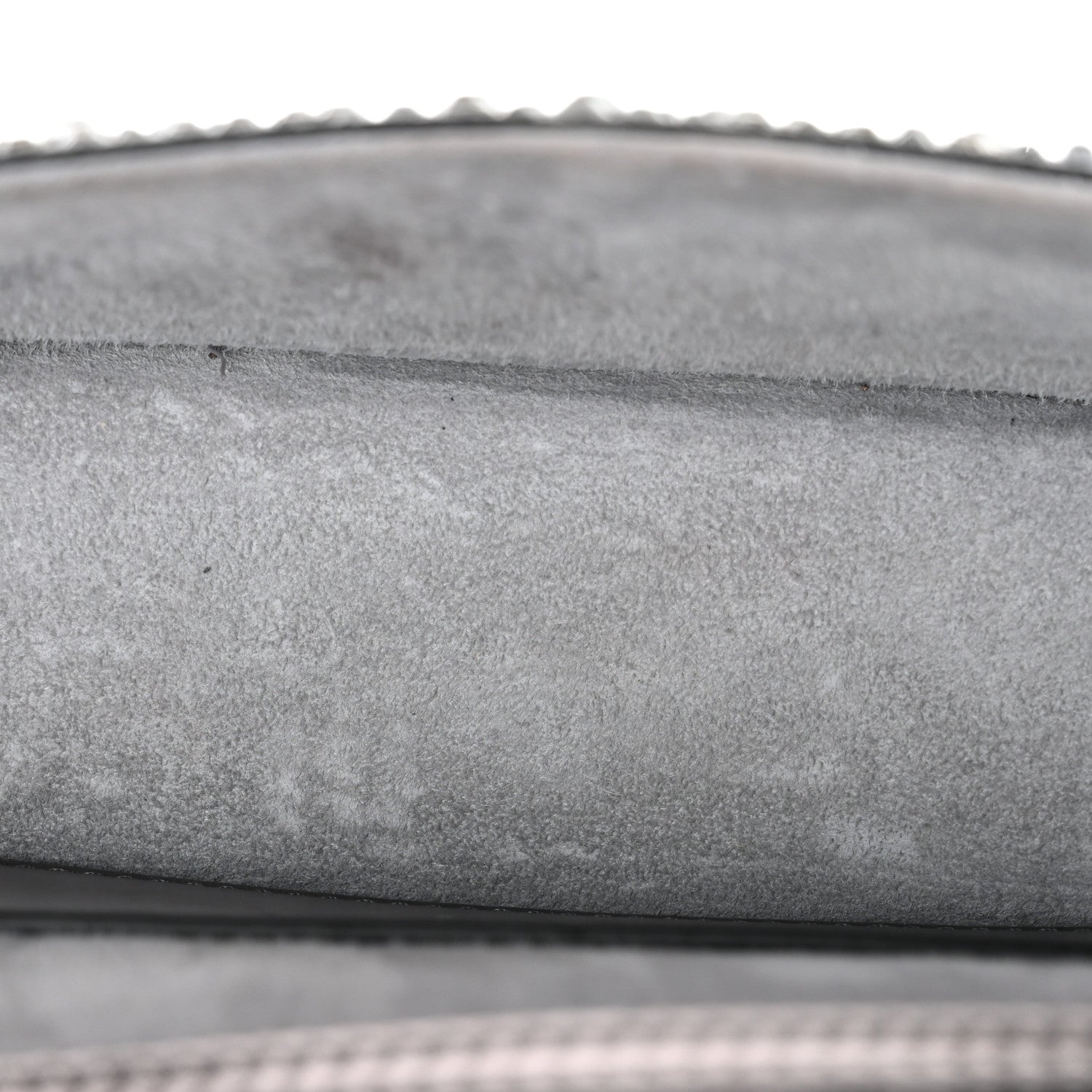Valentino Garavani Crystal Suede Enamel Vlogo Small Loco Shoulder Bag Silver 12 of 12