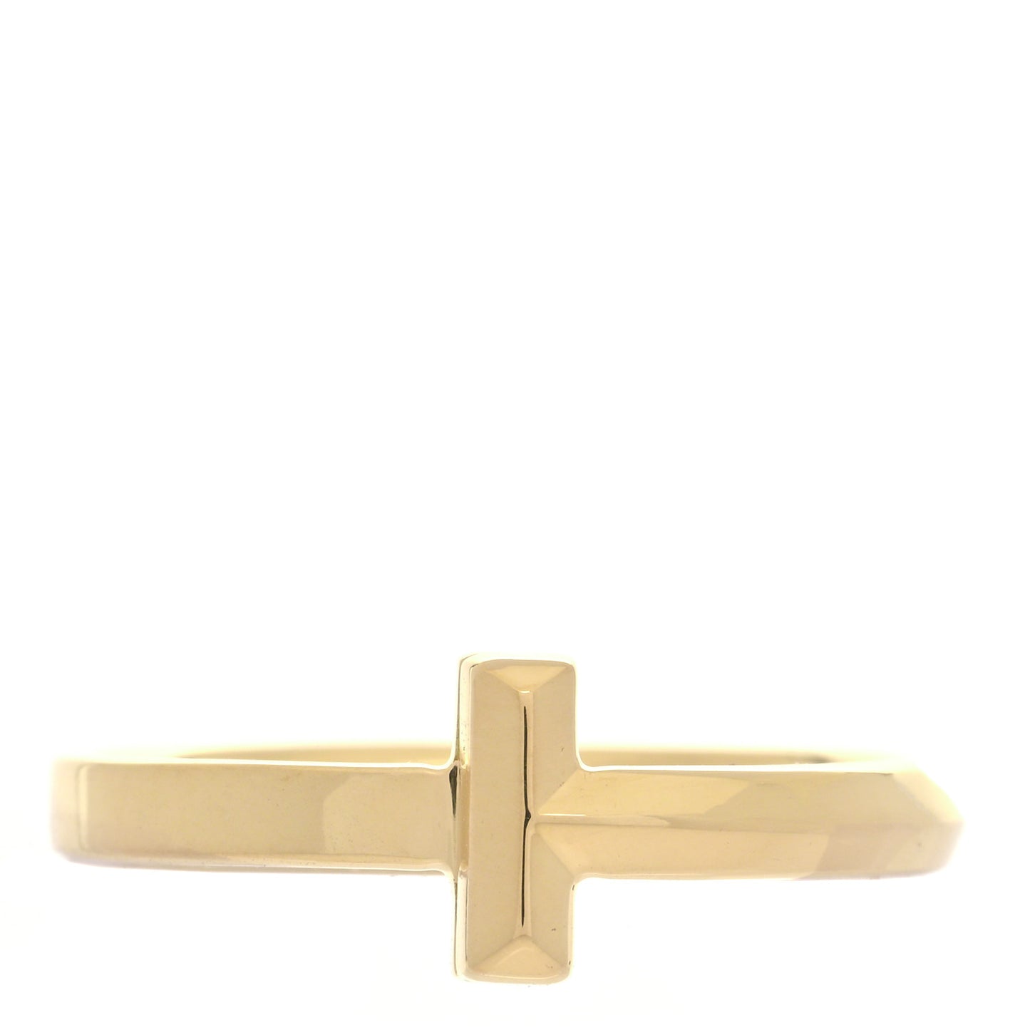 18K Yellow Gold T T1 Ring 52 6