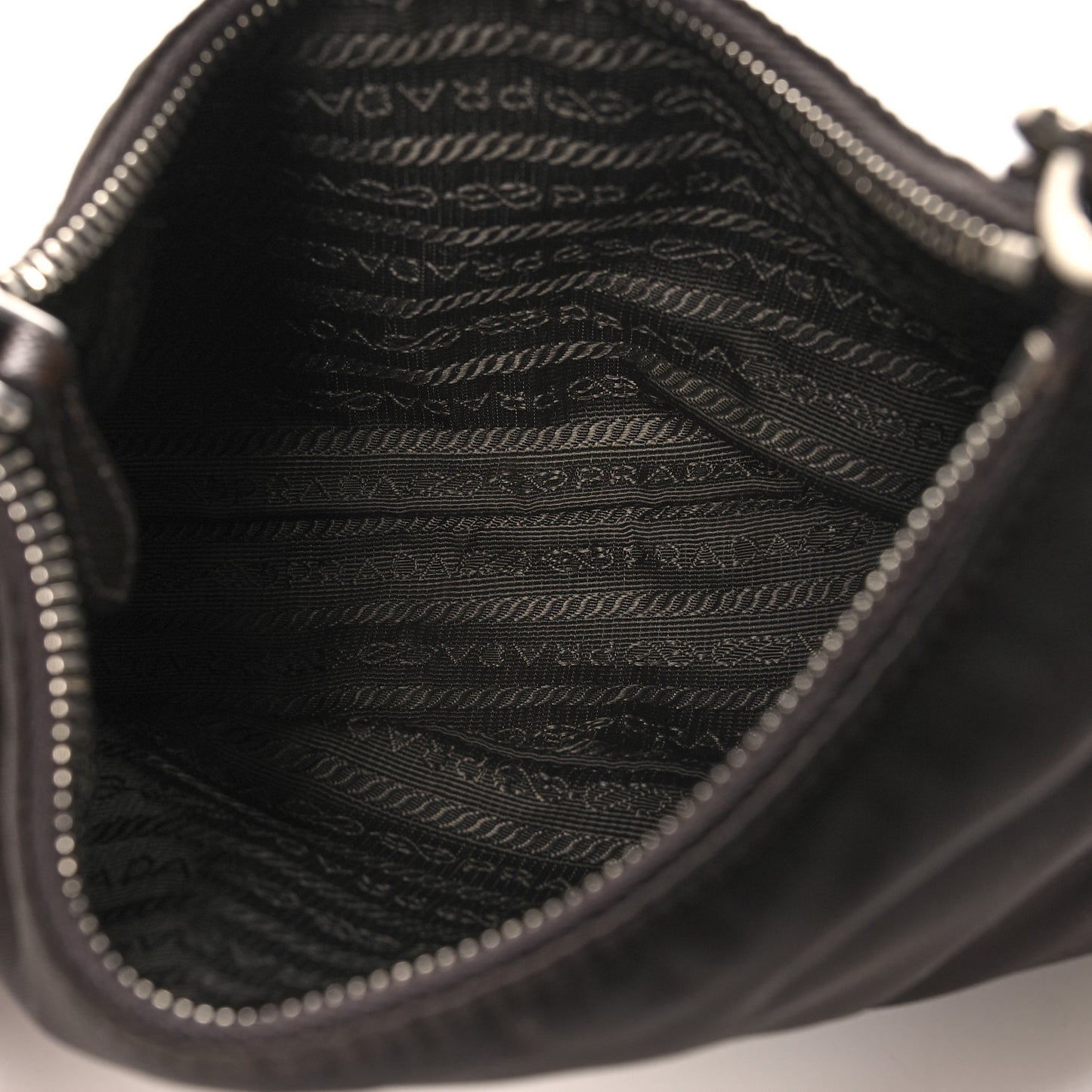 Tessuto Nylon Saffiano Re-Edition 2005 Shoulder Bag Cacao