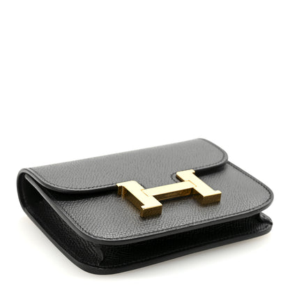 Hermes Epsom Constance Slim Wallet Black 5 of 8