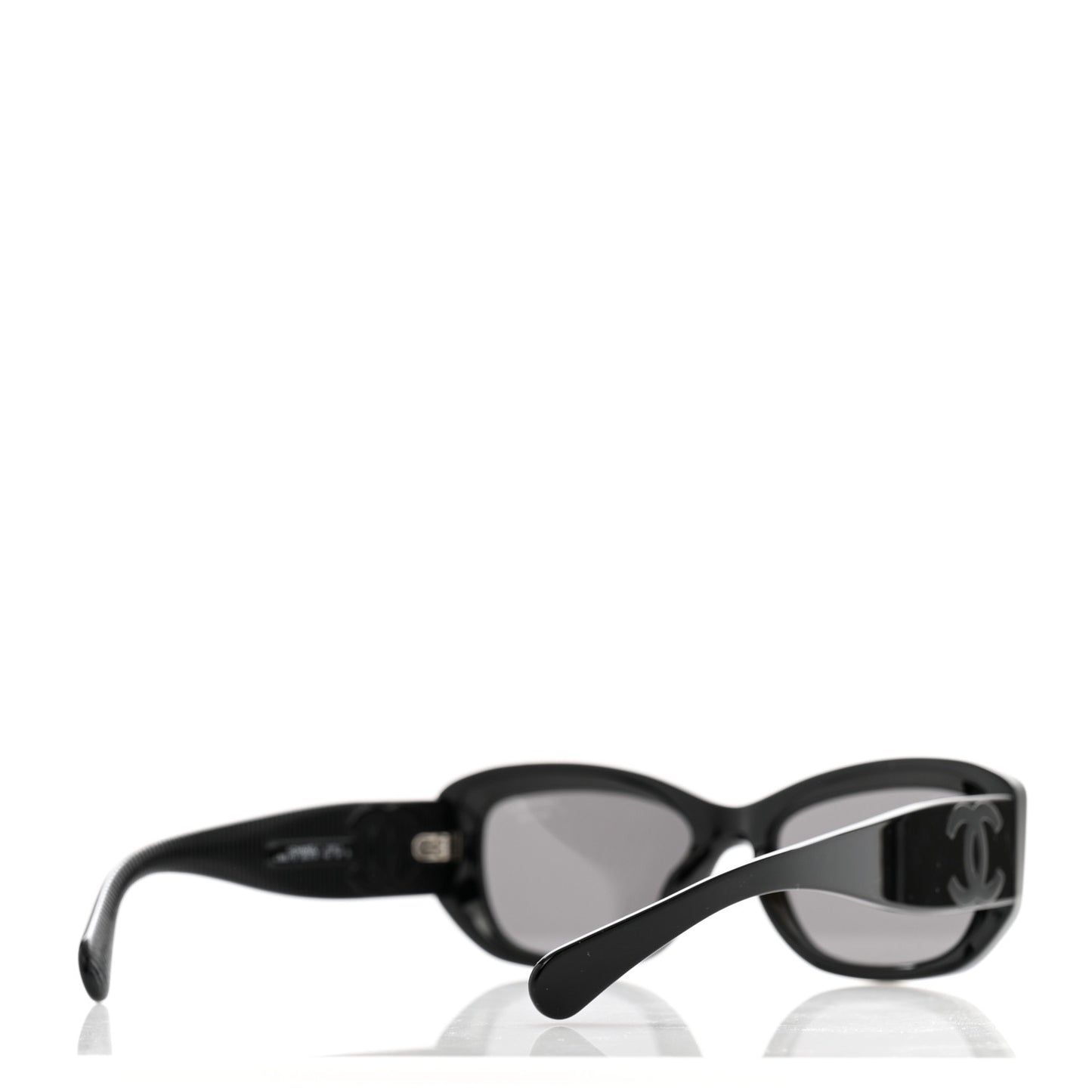 Acetate Rectangle Sunglasses 5493-A Black
