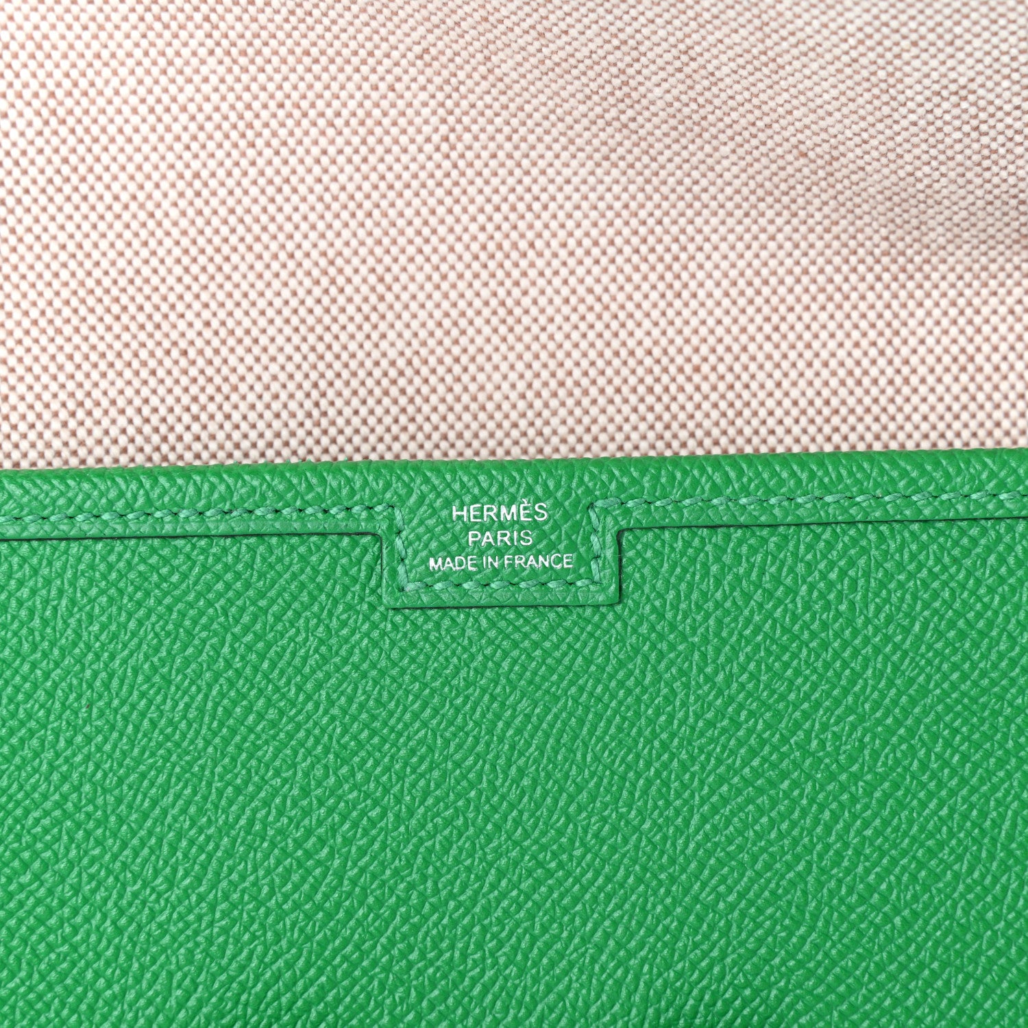 Hermes Epsom Jige PM Clutch Bambou 6 of 8