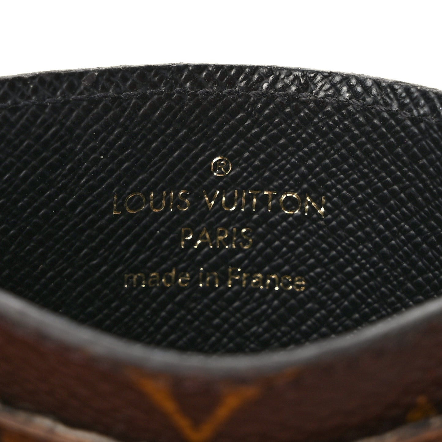 Reverse Monogram Card Holder