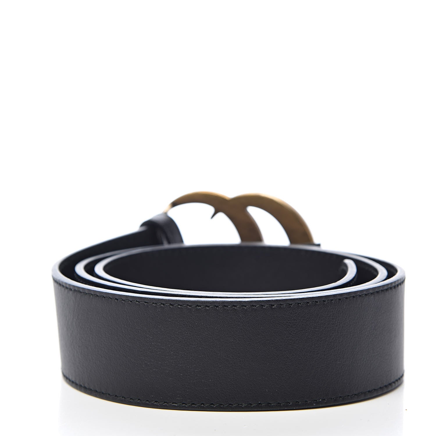Gucci Calfskin Double G 40mm Belt 85 34 Black 3 of 7
