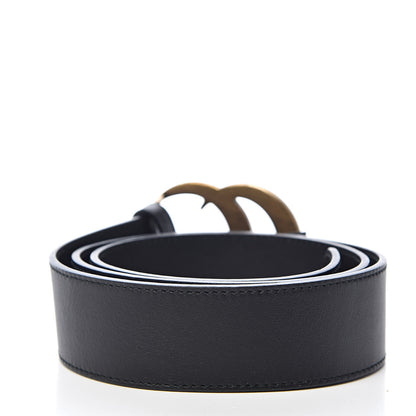 Gucci Calfskin Double G 40mm Belt 85 34 Black 3 of 7