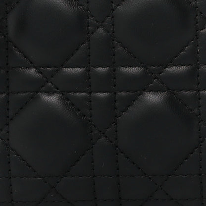 Christian Dior Lambskin Cannage Mini Lady Dior Black 9 of 11