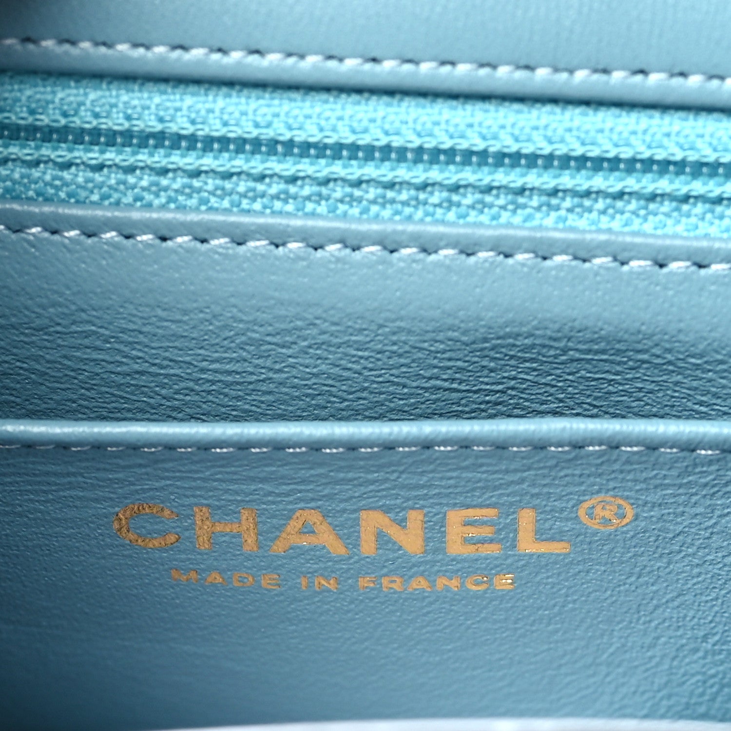 Chanel Tweed Quilted Mini Rectangular Flap Turquoise Purple White Red 6 of 9