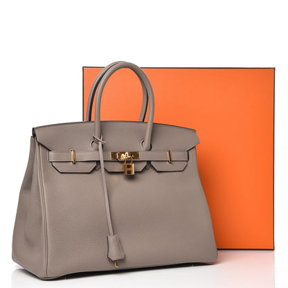 Hermes Togo Birkin 35 Gris Asphalte 34 of 34