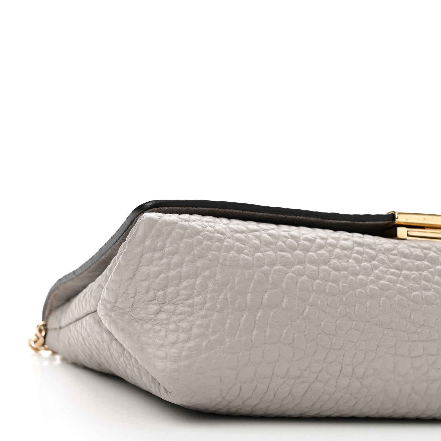 Burberry Signature Grain Medium Mildenhall Crossbody Bag Pale Grey 8 of 9
