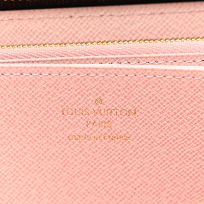 Louis Vuitton Damier Ebene Zippy Wallet Rose Ballerine 6 of 6
